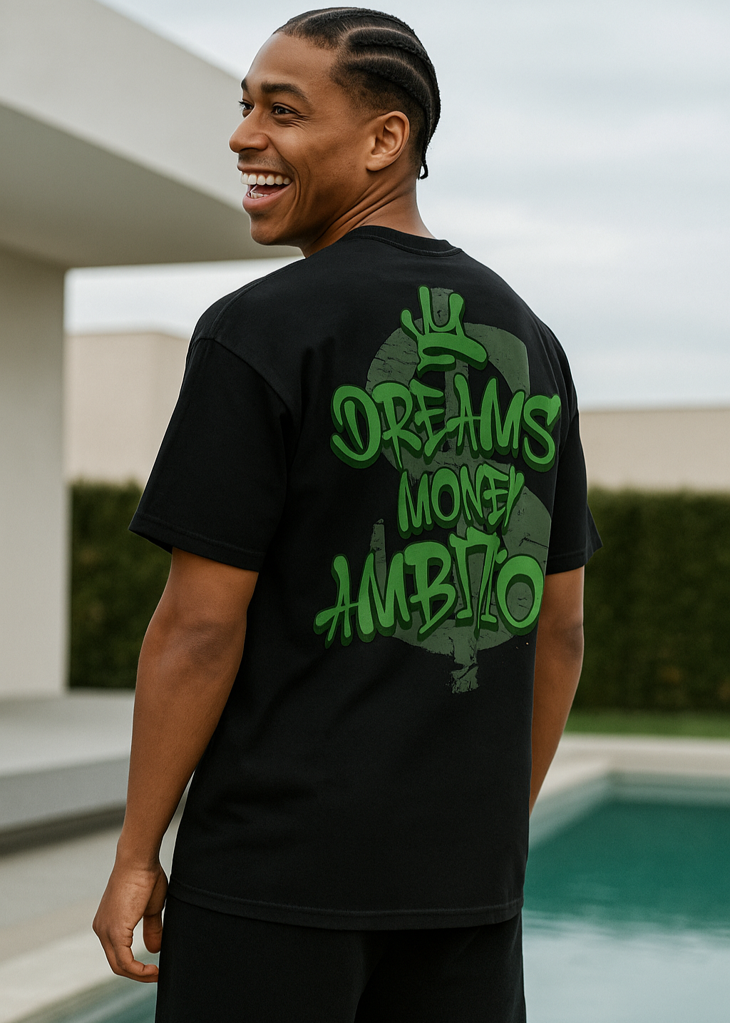 Dreams Money Ambitions T-Shirt Black