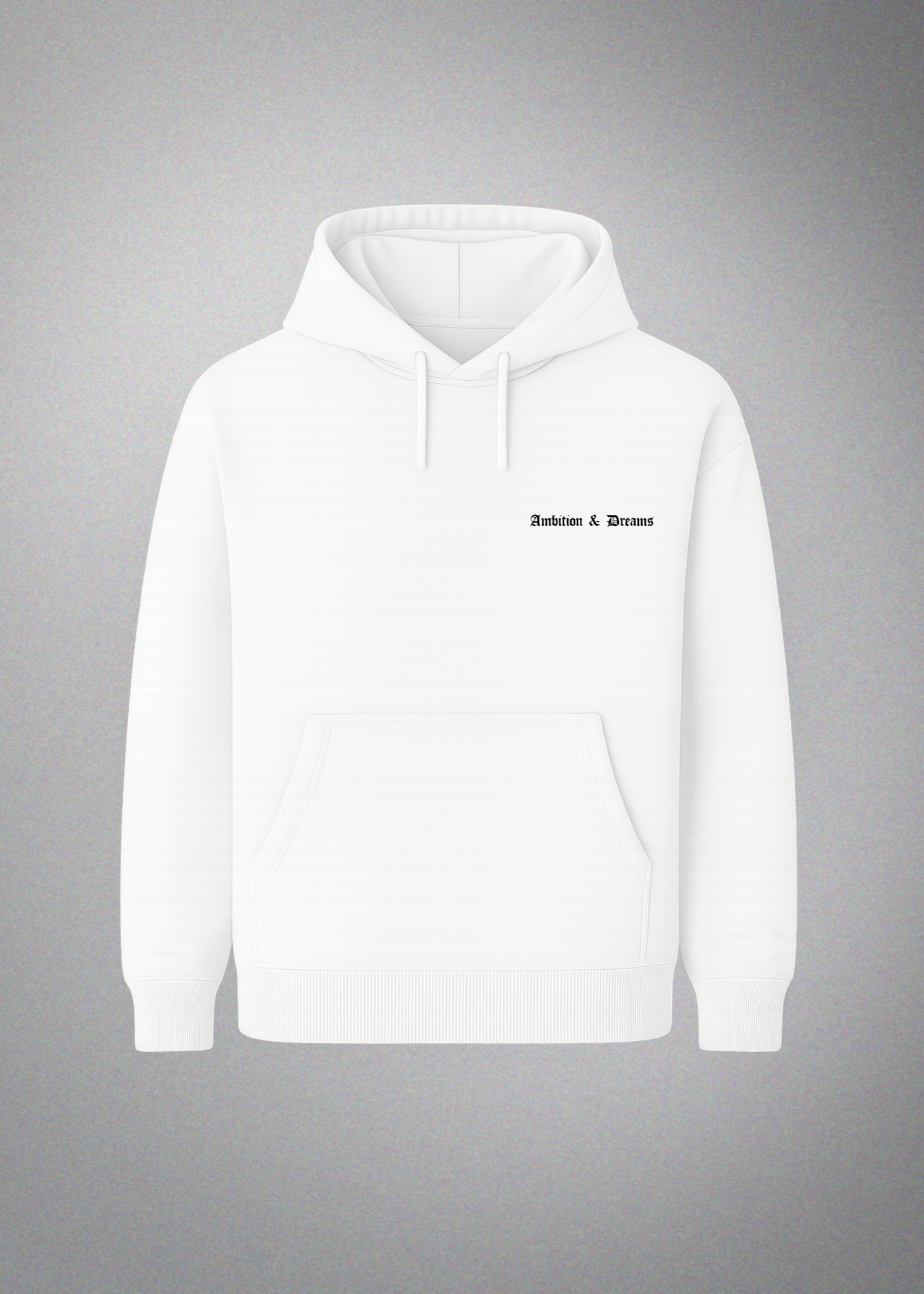 World in Hands Black Logo Hoodie