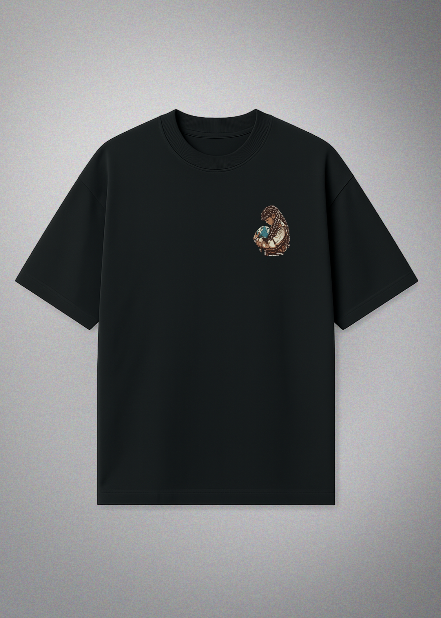World in Hands Front Tee
