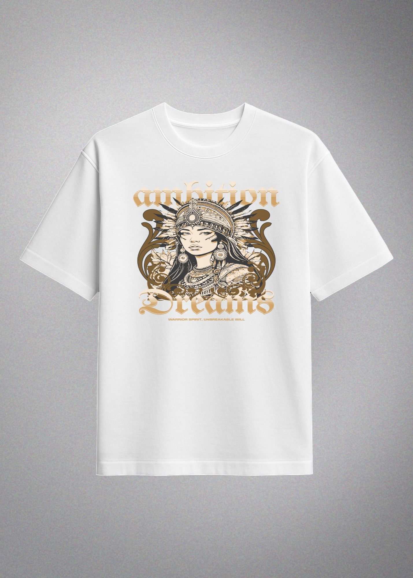 Ambition Dreams Warrior Spirit Front Tee