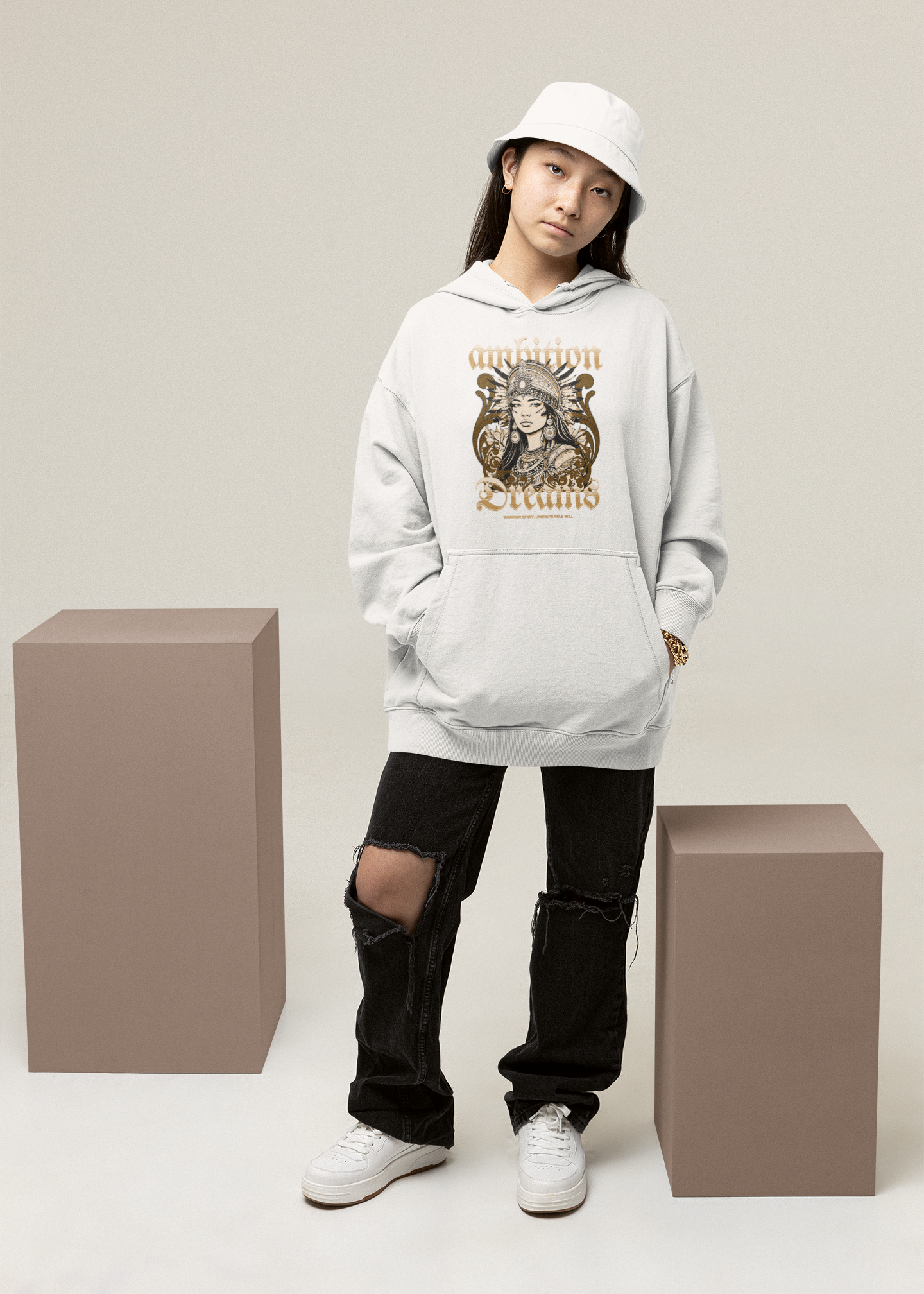 Ambition Dreams Warrior Spirit Front Hoody