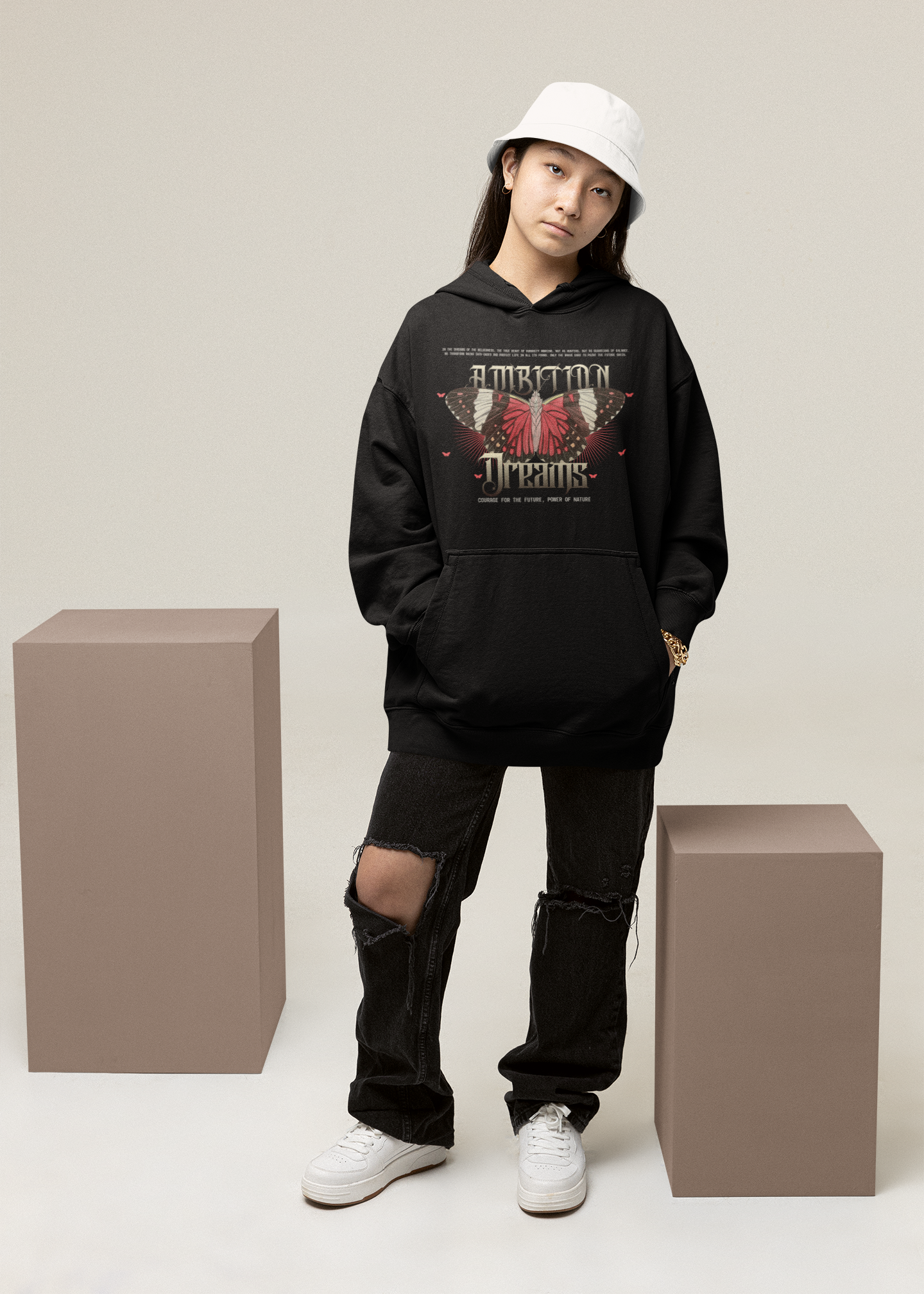 Butterfly Ambitions Front Hoody