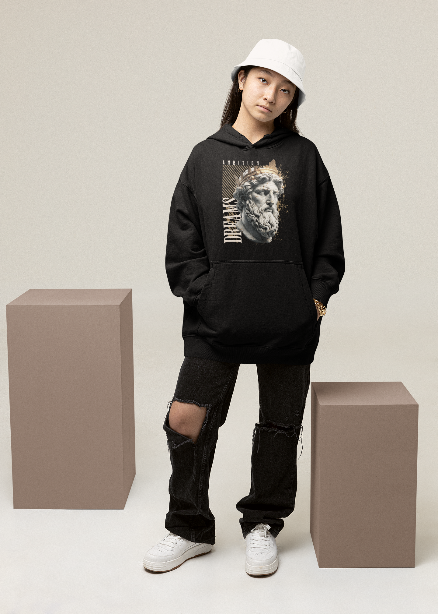 Crowned in Chaos Front Hoody