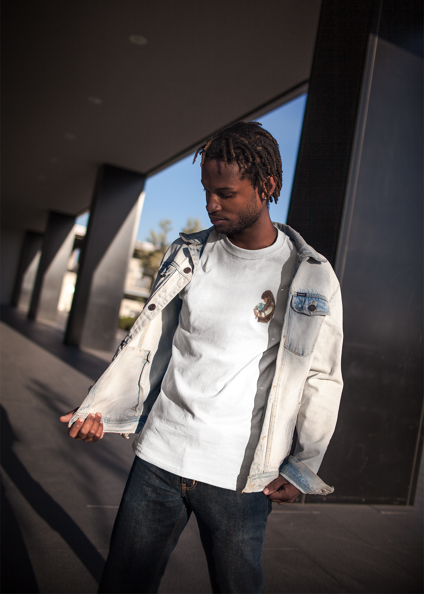 World in Hands Front Tee