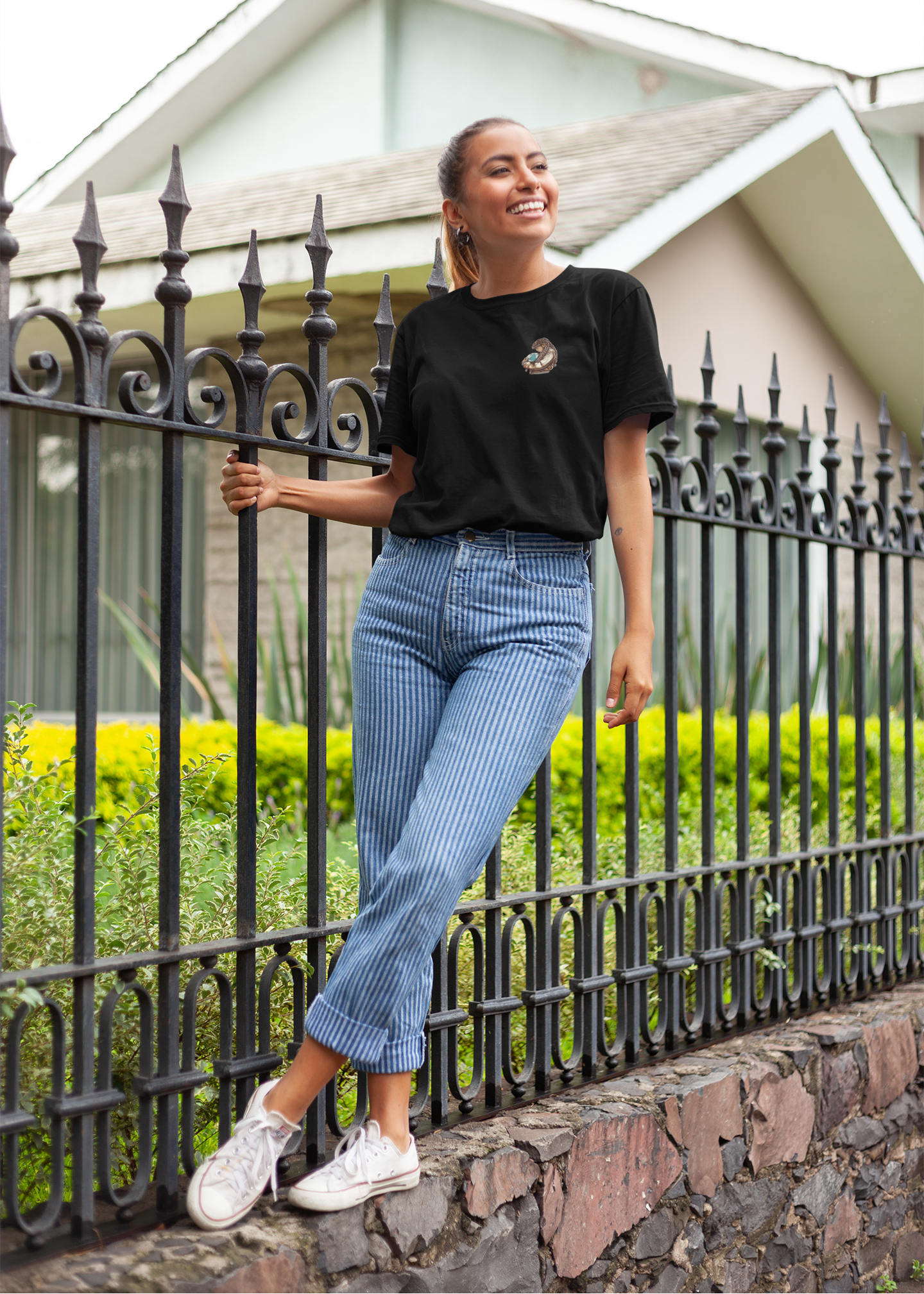 World in Hands Front Tee
