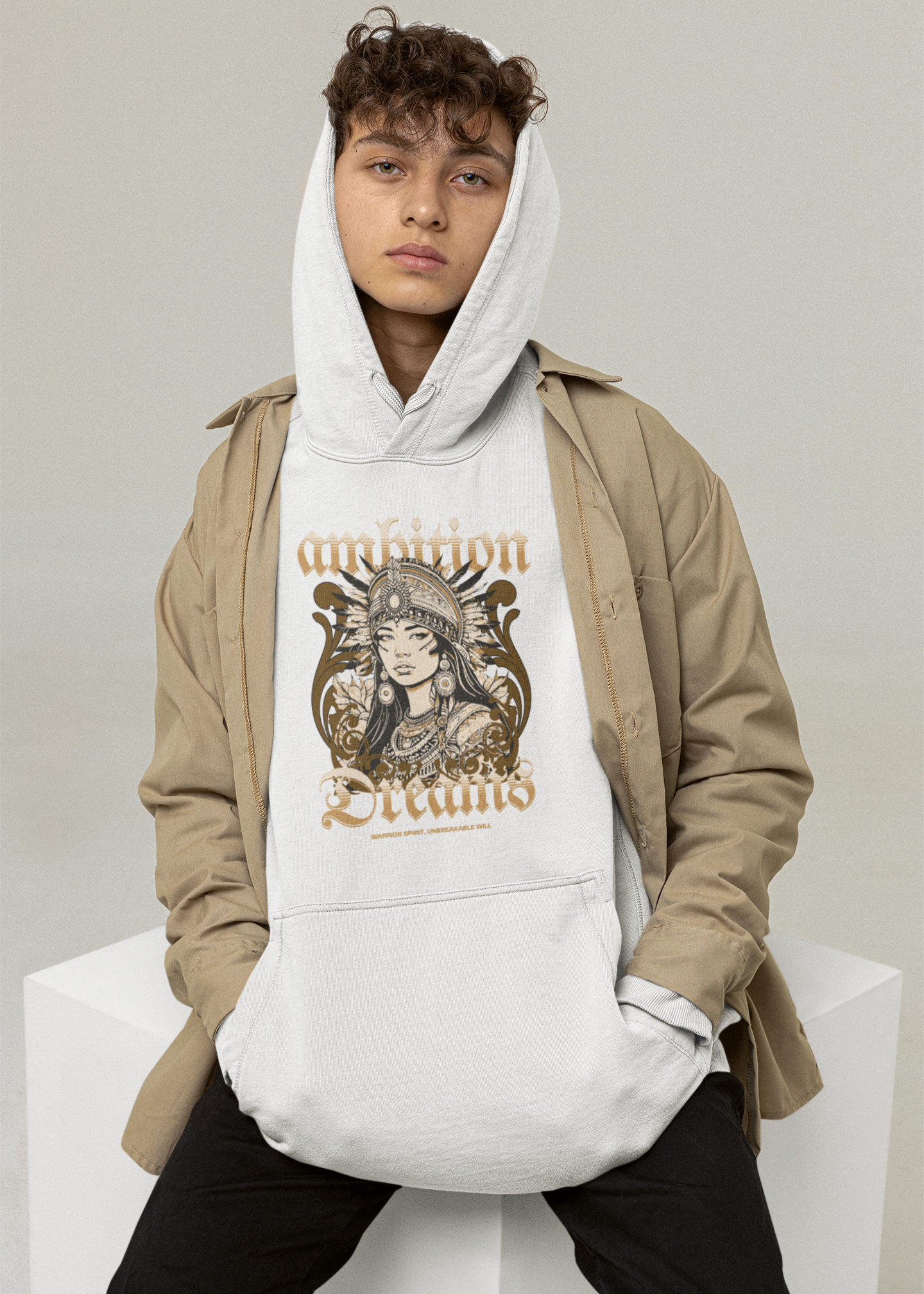 Ambition Dreams Warrior Spirit Front Hoody