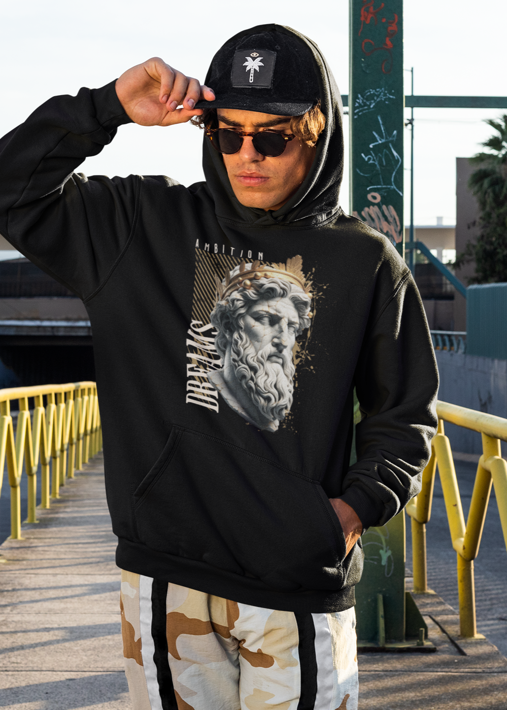 Crowned in Chaos Front Hoody