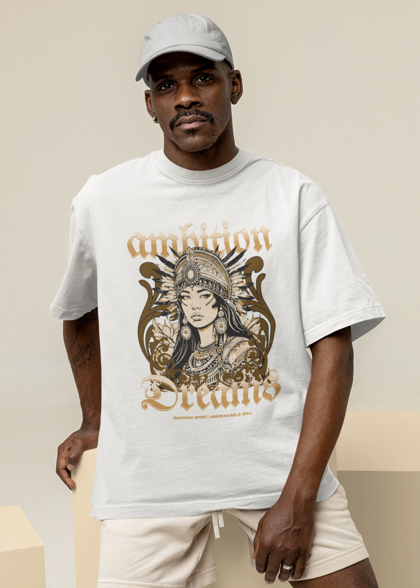 Ambition Dreams Warrior Spirit Front Tee