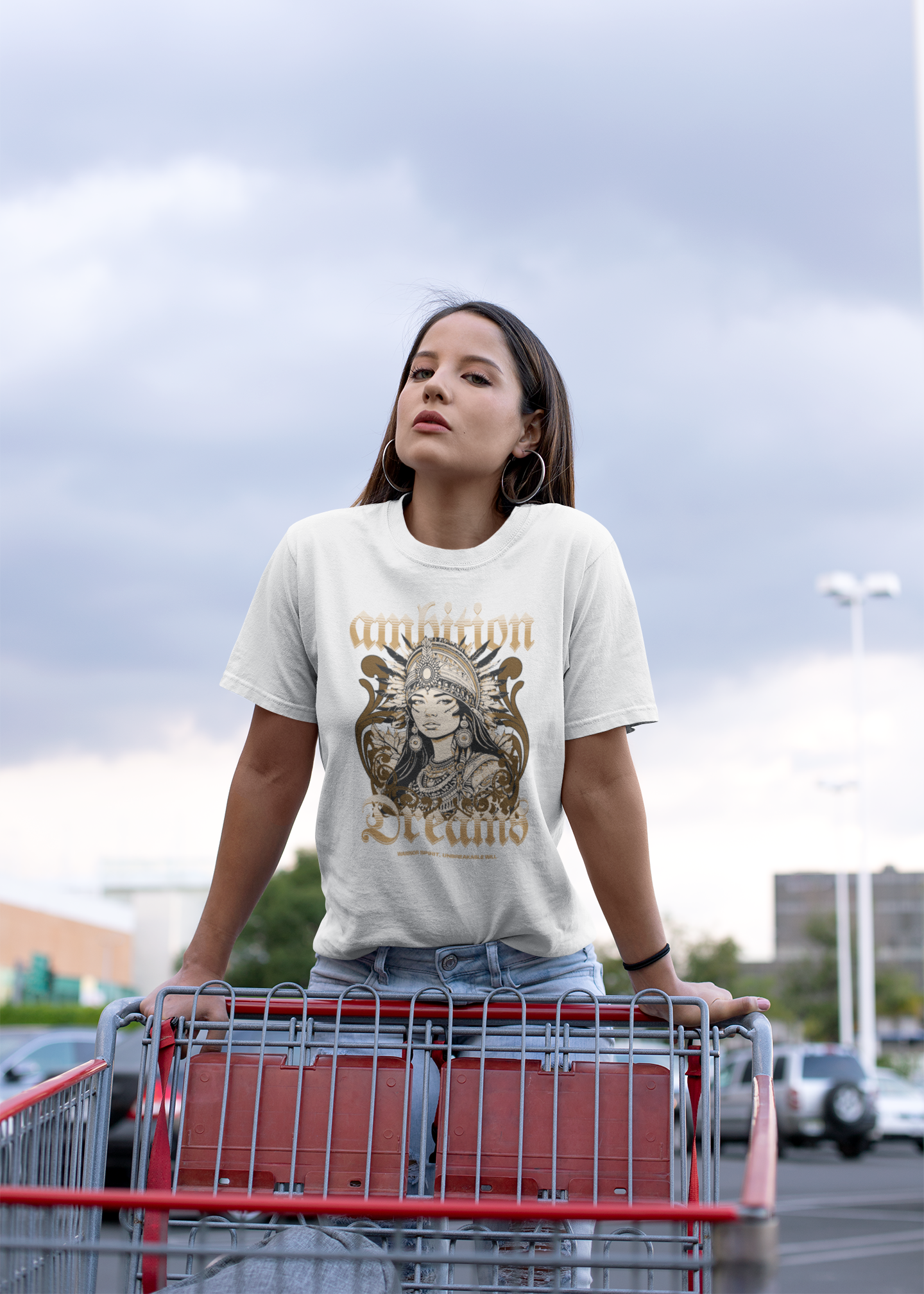 Ambition Dreams Warrior Spirit Front Tee