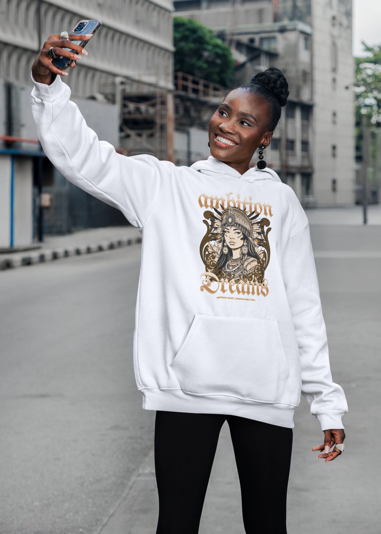 Ambition Dreams Warrior Spirit Front Hoody
