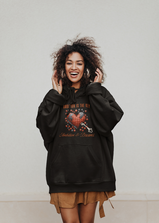Ambition is the Key Front Hoody