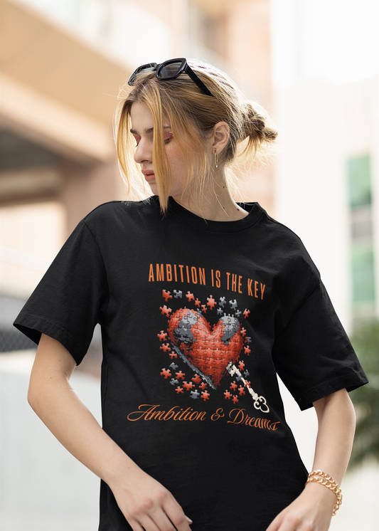 Ambition is the Key Front Tee