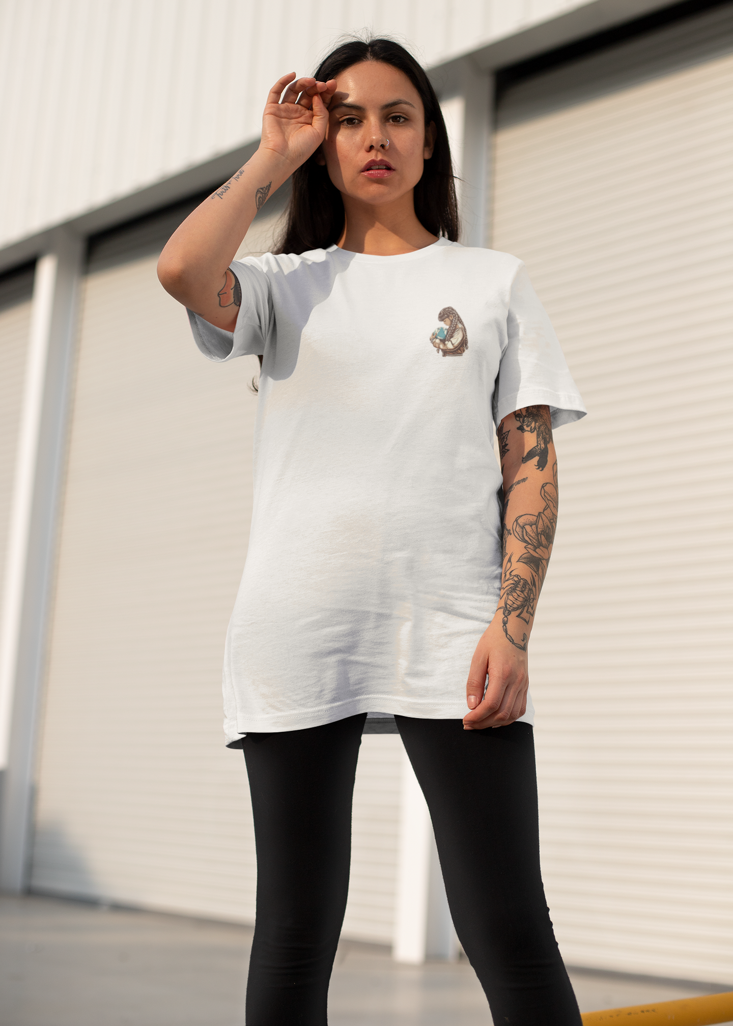 World in Hands Front Tee