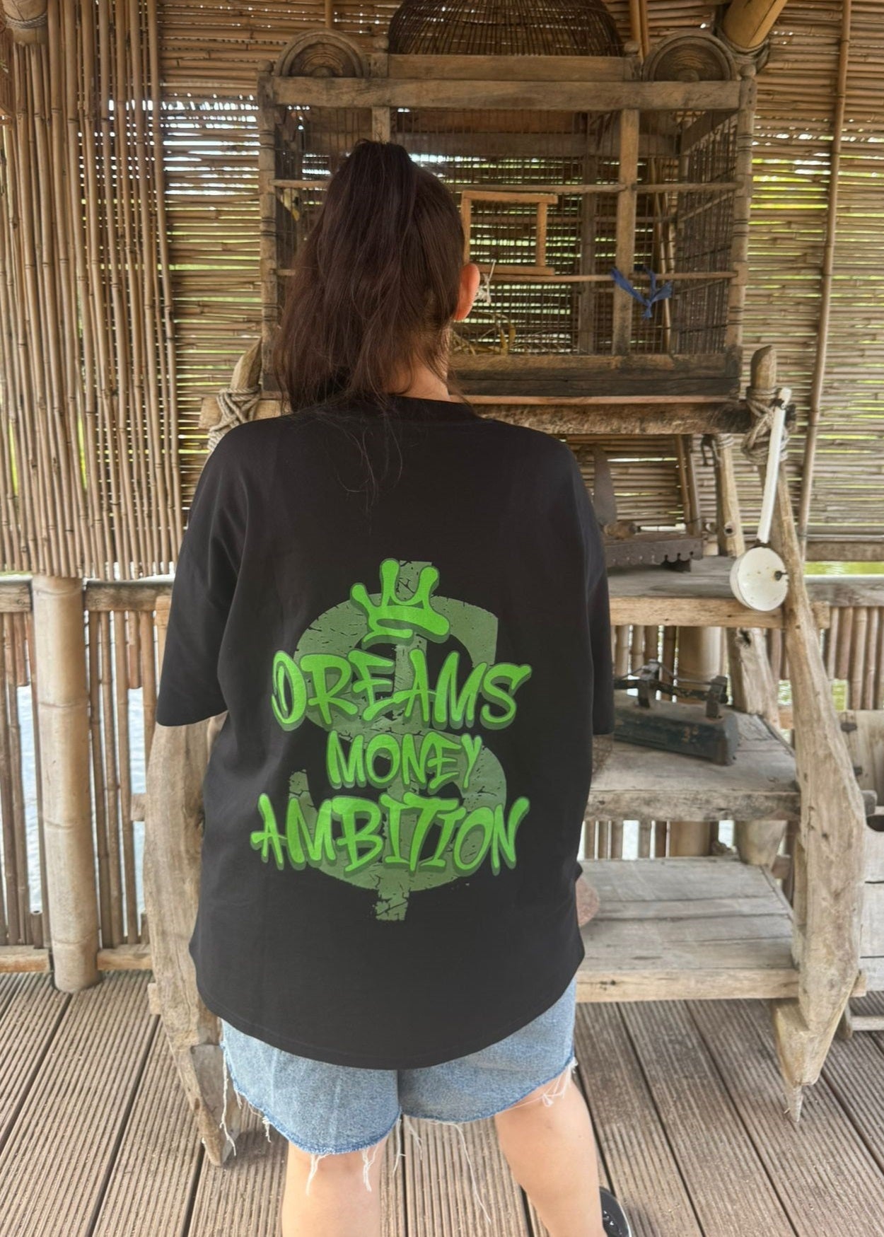 Dreams Money Ambitions T-Shirt Black