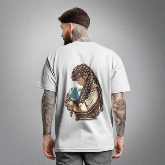 World in Hands T-Shirt White