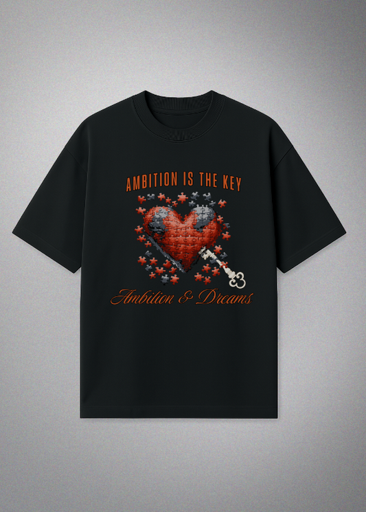 Ambition is the Key Front Tee