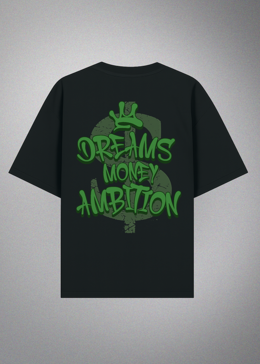 Dreams Money Ambitions T-Shirt Black
