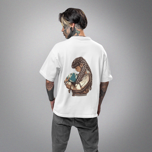 World in Hands T-Shirt White