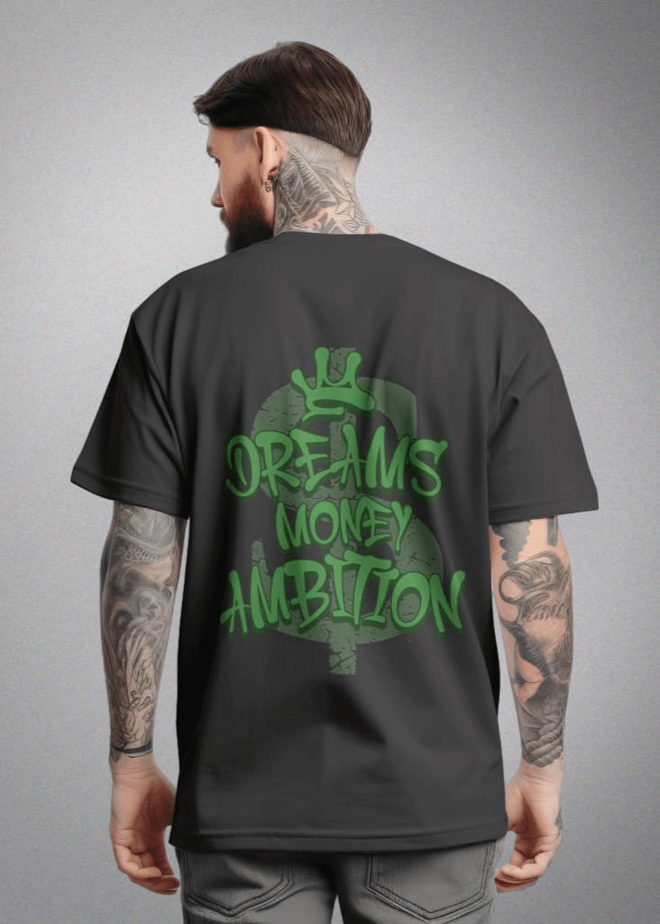 Dreams Money Ambitions T-Shirt Black