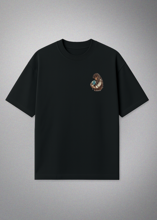 World in Hands Front Tee
