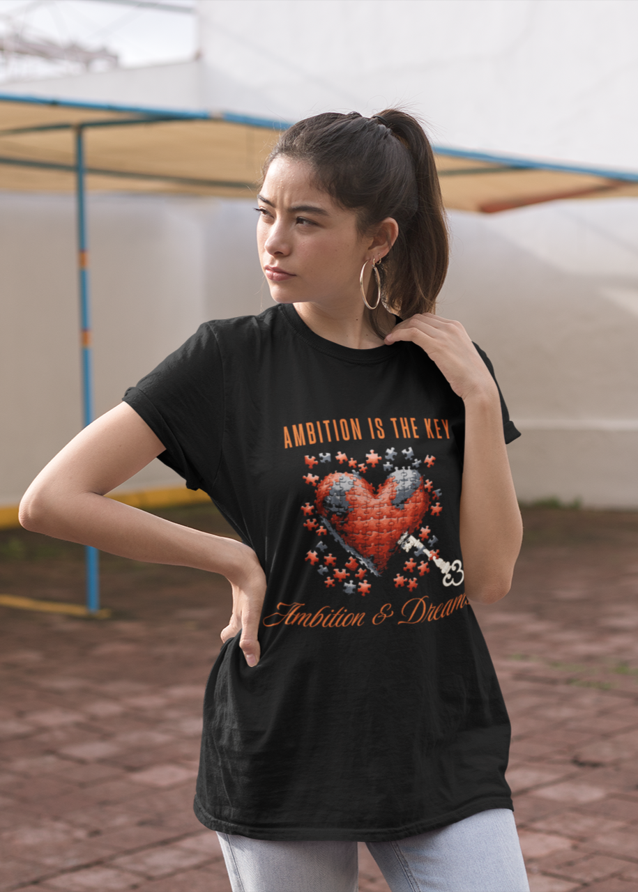 Ambition is the Key Front Tee