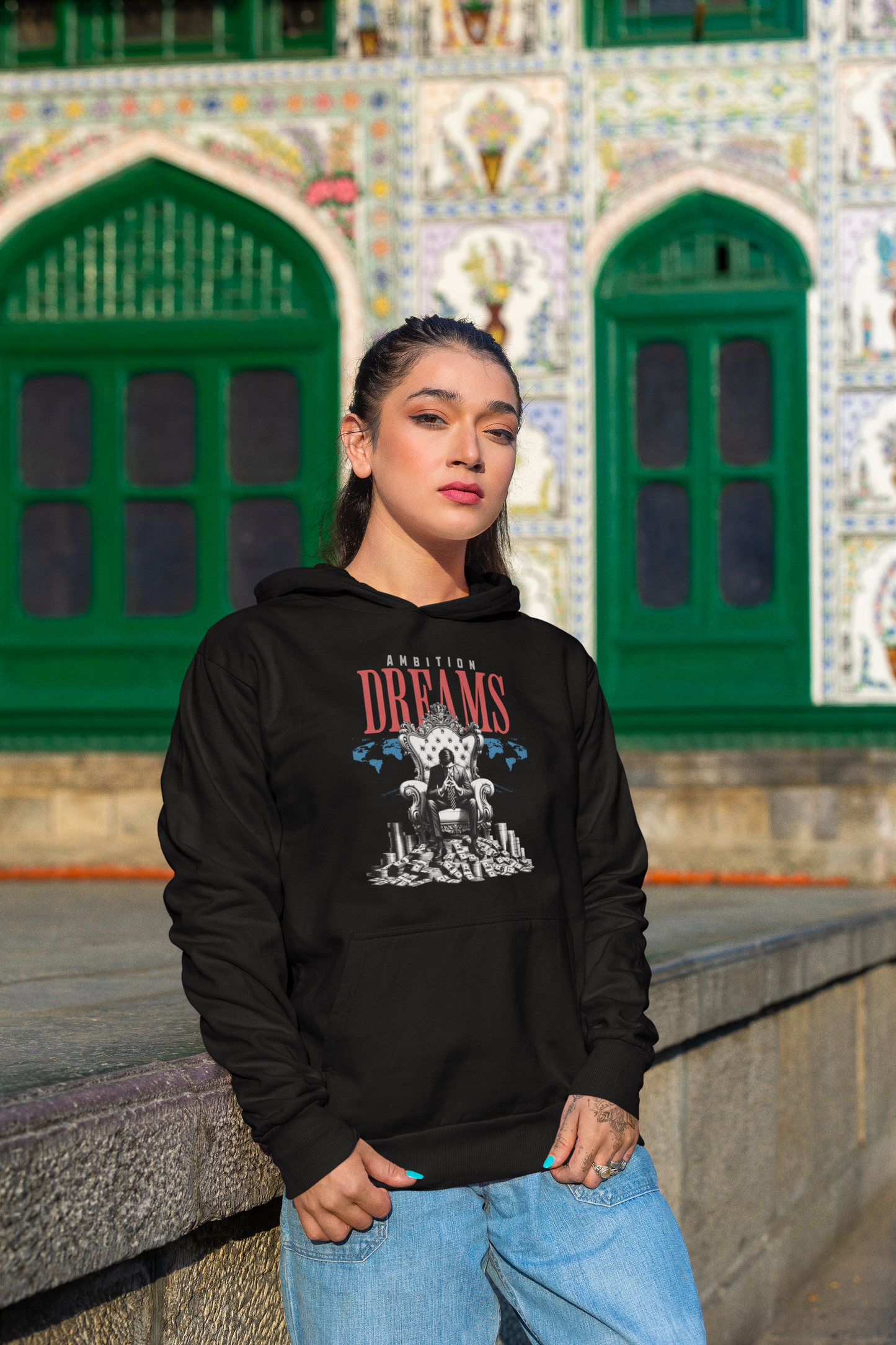 Throne of Ambition Front Hoody