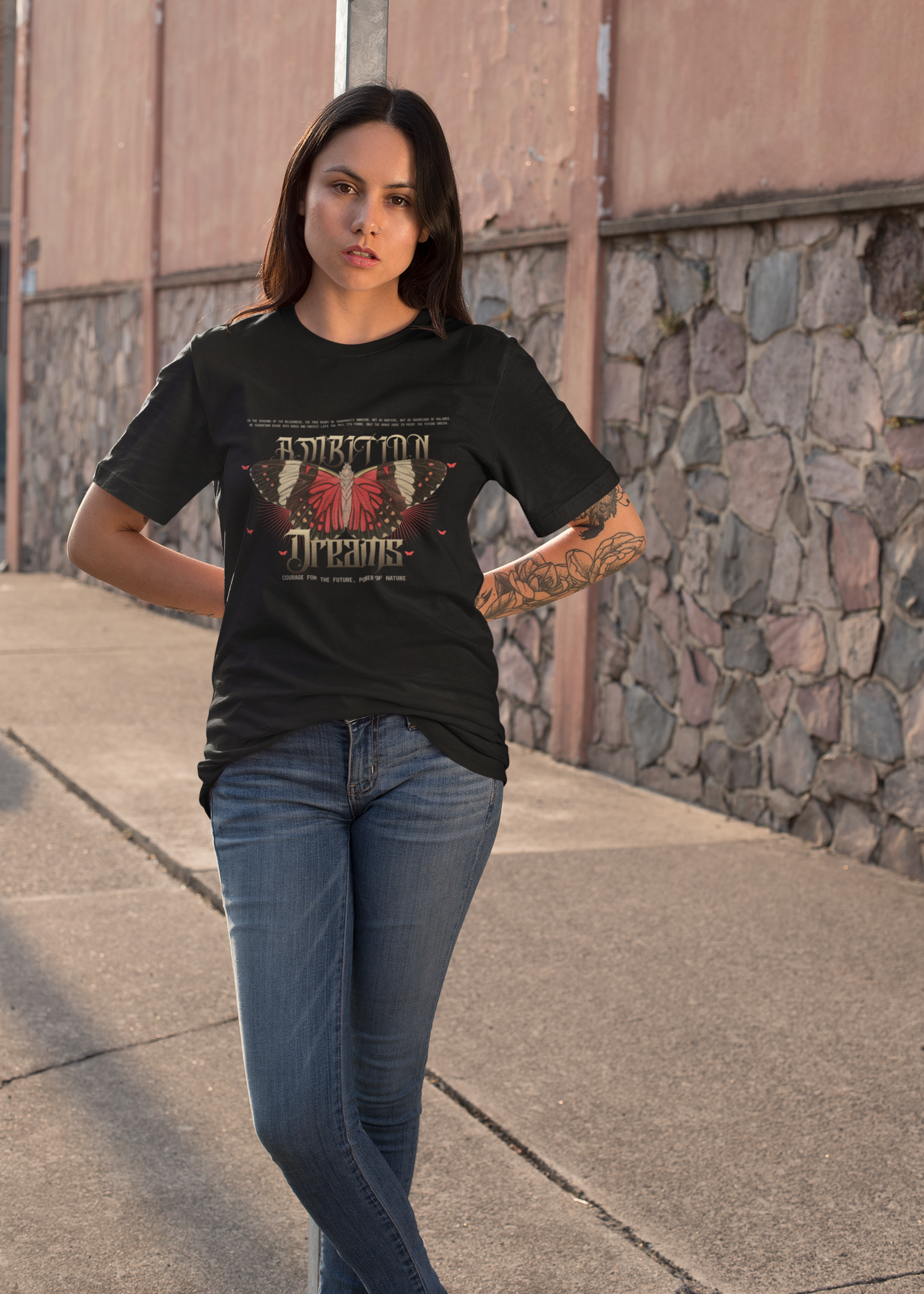 Butterfly Ambitions Front Tee