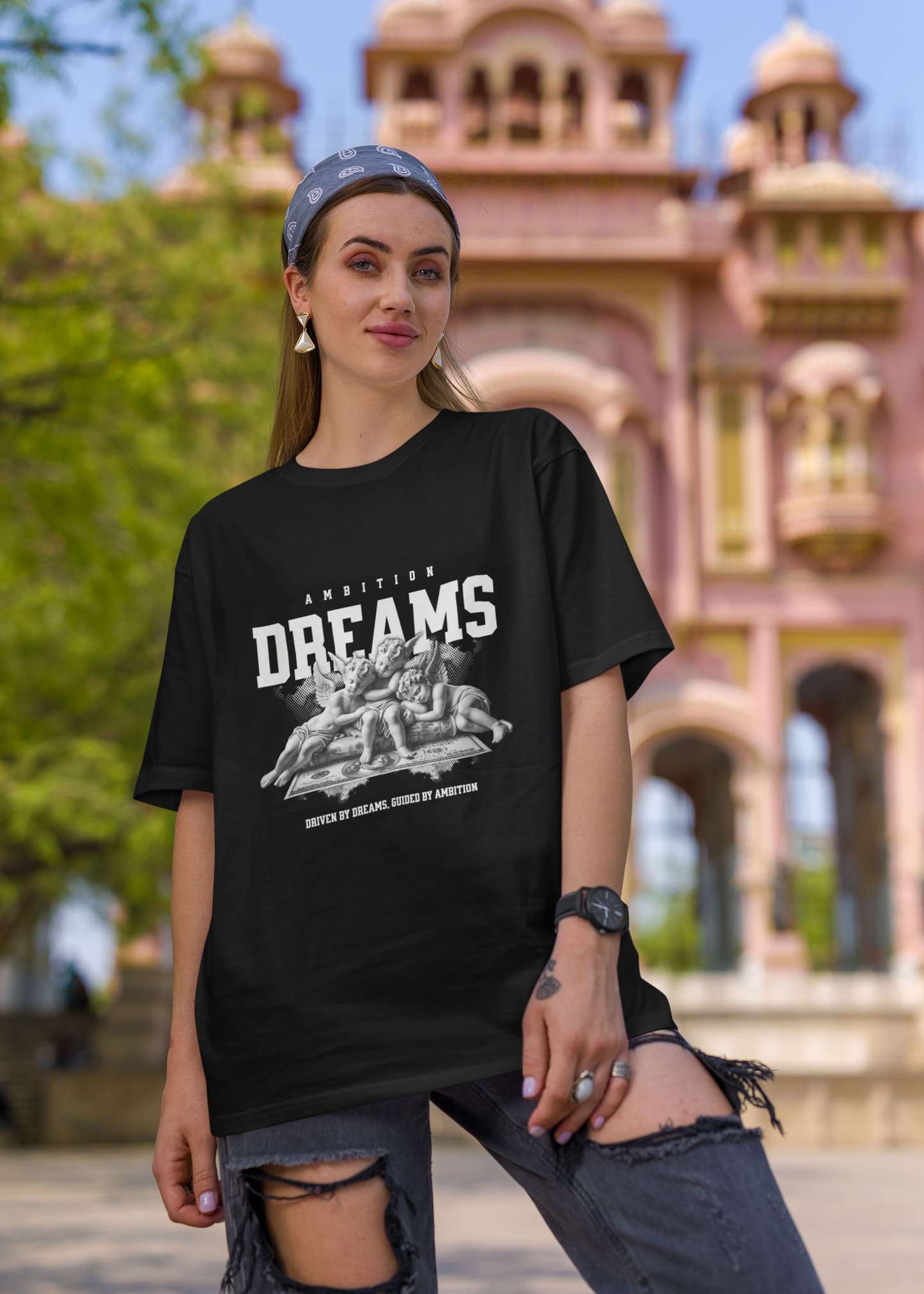Driven by Dreams Front Tee