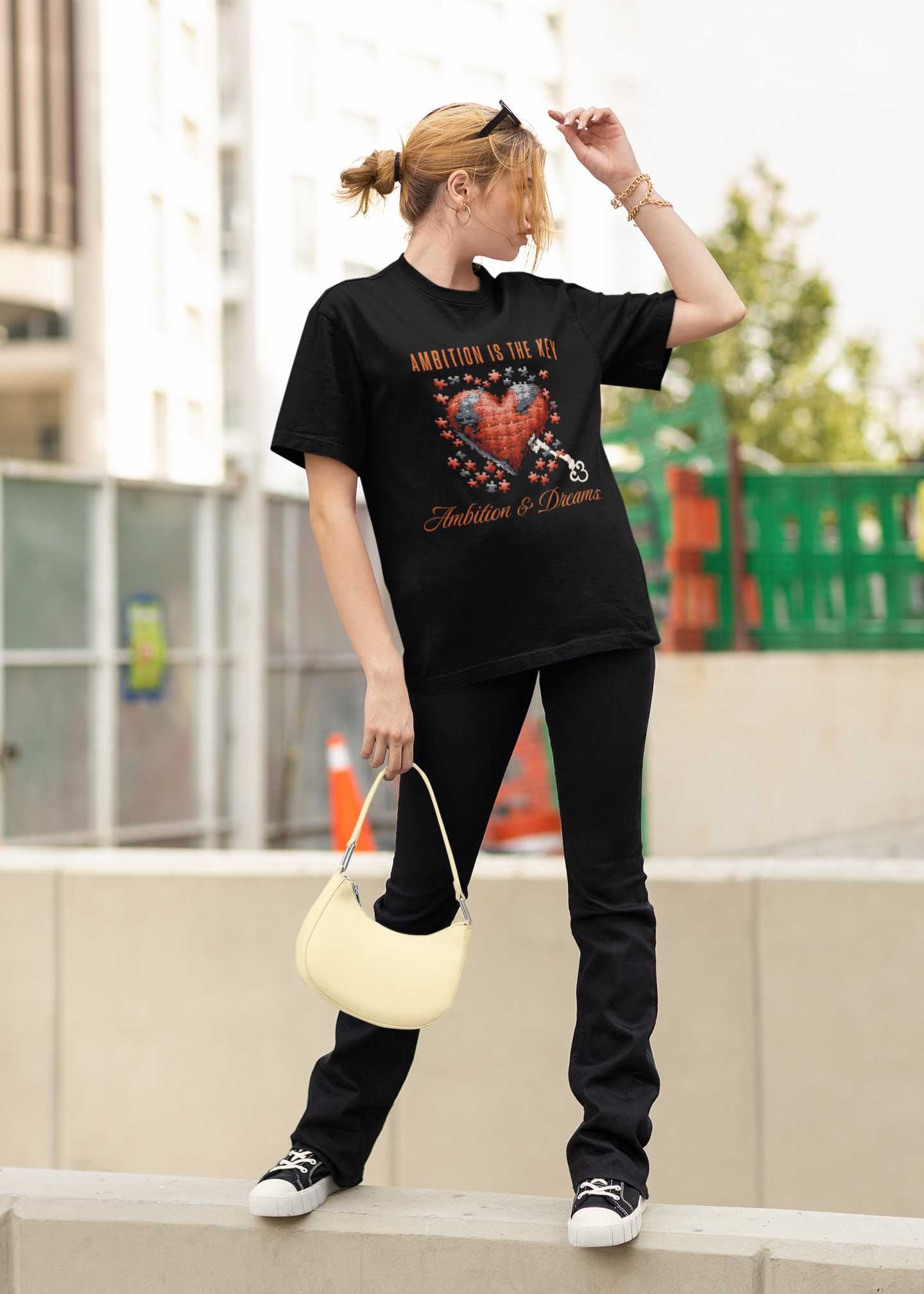 Ambition is the Key Front Tee
